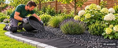 198 m² film de paillage, paillage anti-mauvaises herbes, 100 g, 1,8 m Aquagart