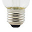 2 ampoules à filament LED Diall E27 4W blanc chaud