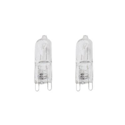 2 Ampoules halogènes G9 Capsule 28W=40W Blanc chaud Castorama