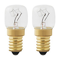 2 ampoules incandescentes Diall E14 2700K T22 15W