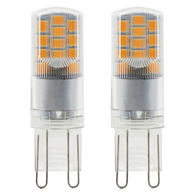 2 ampoules LED Diall capsule G9 2,6W=28W blanc chaud Castorama