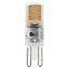 2 ampoules LED Diall capsule G9 2,6W=28W blanc neutre