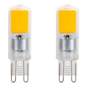 Ampoule G9 LED 2W Equivalente 20W 25W G9 Halogènes, Ampoule LED G9 Blanc  Chaud