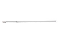 2 barres de vitrage ovale blanc L.70/110 cm
