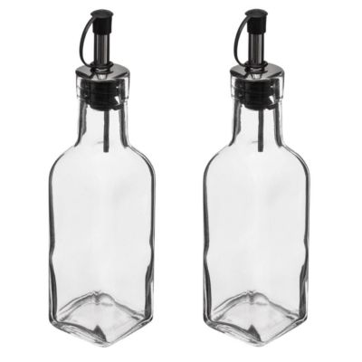 2 bouteilles huile/vinaigre verre 016L - 5Five