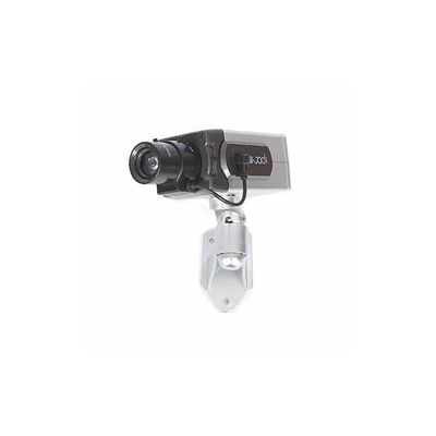 2 Cameras factices  sur pied à led pour vidéosurveillance