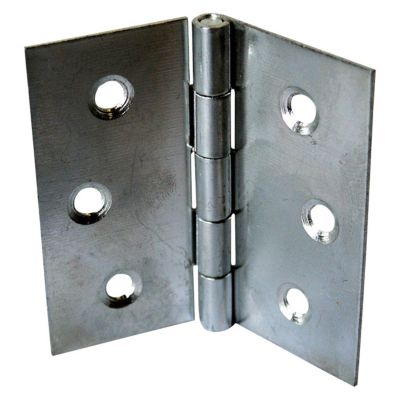 2 charnières acier zingué Diall 100 x 100 mm