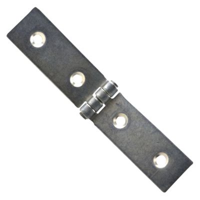 2 charnières de lit acier zingué Diall 20 x 80 mm