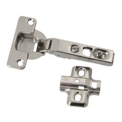 Lot De 2 Charnières Grand Angle 165° Diall - 35mm, Métal Nickelé, Pour Portes D'armoire