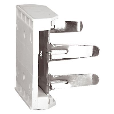 2 clips fixation plinthe sur pied, avec support ø28 mm