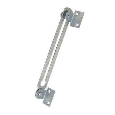 2 compas coulisseaux avec arrêt relevable L. 200 mm
