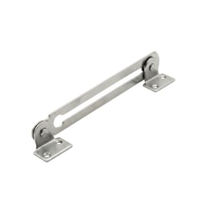 2 compas coulisseaux avec arrêt relevable L. 200 mm