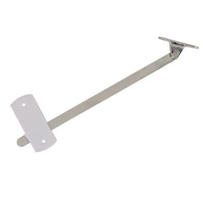2 compas coulisseaux avec arrêt relevable L. 207 mm