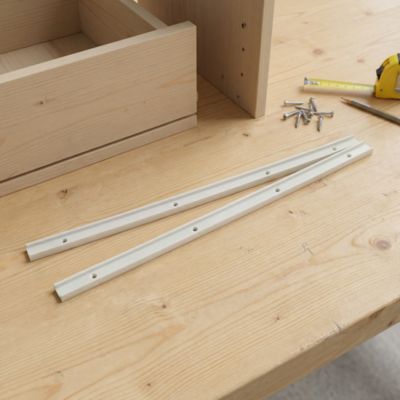 2 coulisses Plastique L. 310 mm x H. 15 mm x EP. 13mm