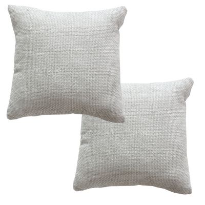 Lot De 2 Coussins Velours écrasé - Initiales Personnalisées - Tendance Déco