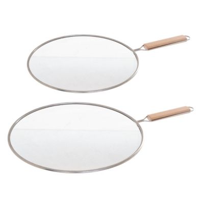 2 couvercles anti-projection 25/28cm