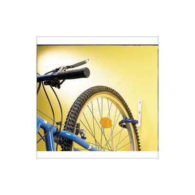 2 Crochets de vélo gainés pour rangement de vélo 30 kg