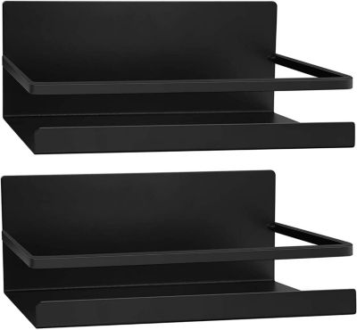 2 Etagere Epice Magnetique Frigo Sans Percage noir