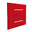2 façades meuble de salle de bains rouge Cooke & Lewis Volga 60 cm