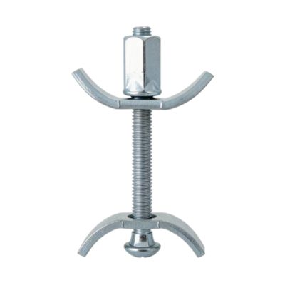 2 ferrures d'assemblage de plan de travail Ø6 x L.65 mm acier zingué Diall