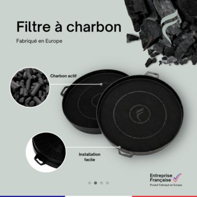 2 Filtres à Charbon Hotte Brandt AFC62