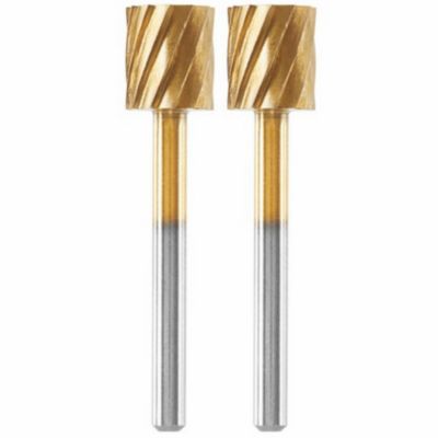 Lot De 2 Fraises Dremel 114 En Acier Rapide – Pour Gravure Et Dégrossissage