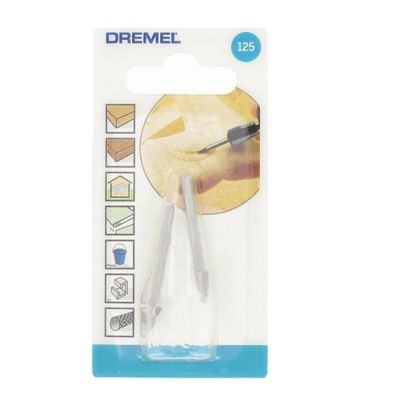 2 fraises haute vitesse bout pointu Dremel 6.4 mm