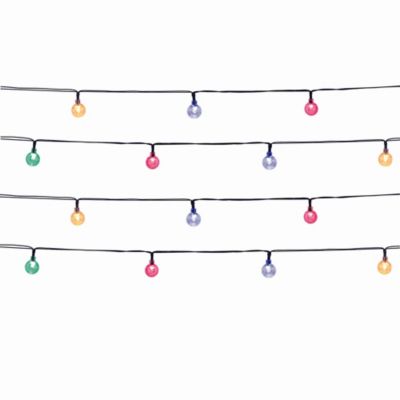 2 Guirlandes solaire FESTY COLOR RGB 20 globes 5.8M