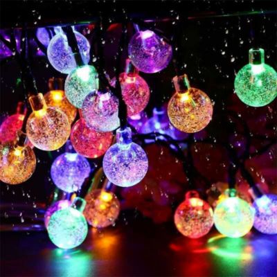2 Guirlandes solaire FESTY COLOR RGB 20 globes 5.8M