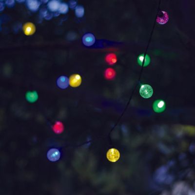 2 Guirlandes solaire FESTY COLOR RGB 20 globes 5.8M