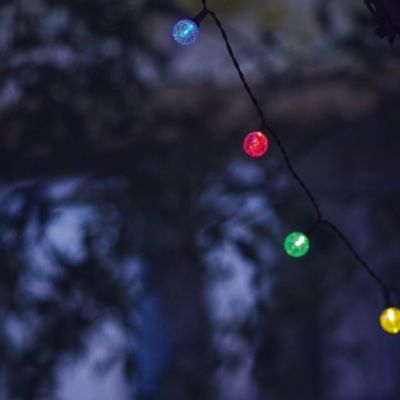 2 Guirlandes solaire FESTY COLOR RGB 20 globes 5.8M