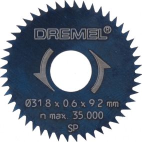 2 lames de scie circulaire Dremel 31.8 mm