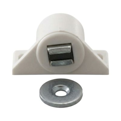 2 loqueteaux ronds Blanc 6 kg Entraxe 25