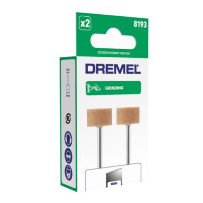 2 meules à rectifier Dremel oxyde d'aluminium 15.9 mm