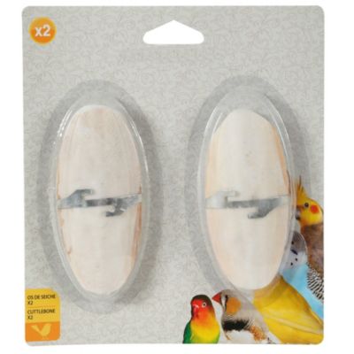 2 Os de seiche avec support pour oiseaux