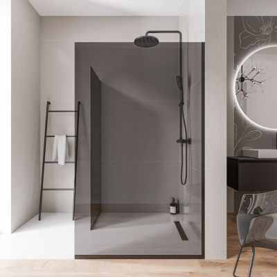Paroi de douche | Écran de douche | Paroi fixe avec verre ESG
