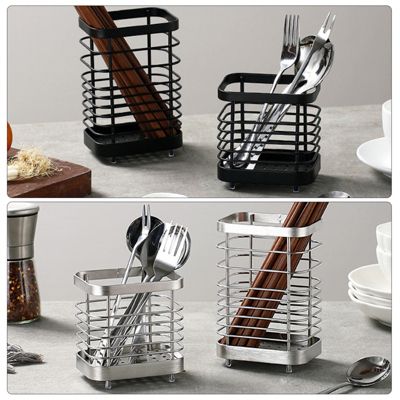 Porte-ustensiles de cuisine, 2 porte-couverts en acier inoxydable Panier à couverts pour organiser les ustensiles de cuisine Rangement pot ustensile | Leroy Merlin