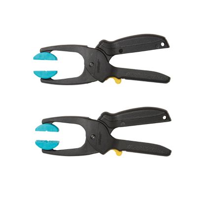2 pinces-étau à cliquet Wolfcraft Quickfix S 30 mm