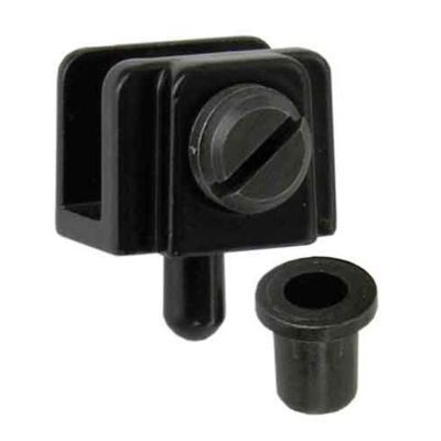 2 pivots pour porte en verre l. 20 mm x H. 16 mm