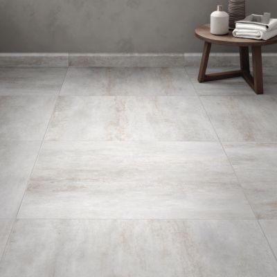 2 Plinthes carrelage effet béton gris L.60 x l.7,5cm x ép.7,4 mm, Upper
