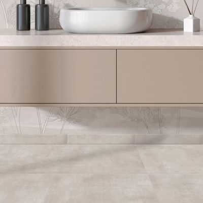 2 Plinthes effet béton 7,5x 60 cm switch Tortora