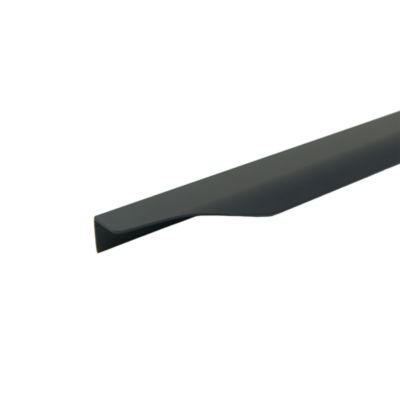 2 poignées de meuble de salle de bains l.60 cm aluminium noir mat Imandra
