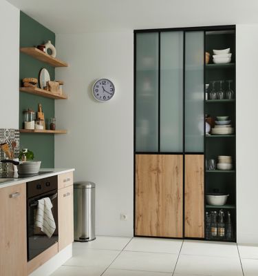 2 Portes De Placard Coulissantes Decor Chene Authentique L 120 Cm X H 250 Cm Castorama