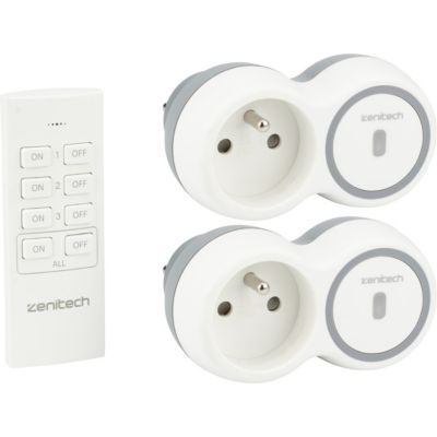2 prises + télécommande Bolea Zenitech