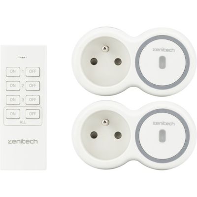 2 prises + télécommande Bolea Zenitech