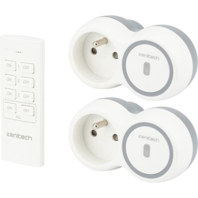 2 prises + télécommande Bolea Zenitech