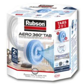 2 recharges pour absorbeur d'humidité Rubson Aero 360°