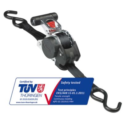 TLGREEN Lot De 8 Sangles à Cliquet Automatique, 3 M X 25mm, 748KG De