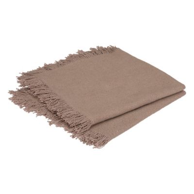 2 Serviettes de tables a franges en coton
