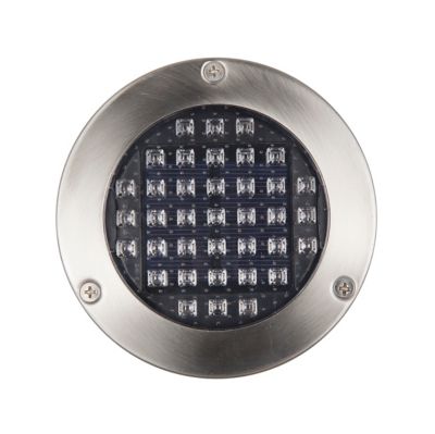 2 spots encastrable solaire Glend IP65 GoodHome lumière bleue